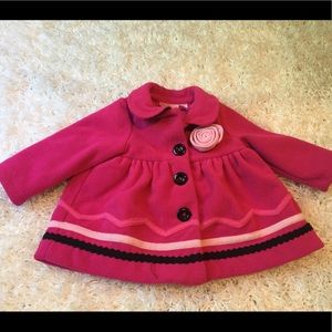 9 Month Girl's Maggie & Zoe Peacoat